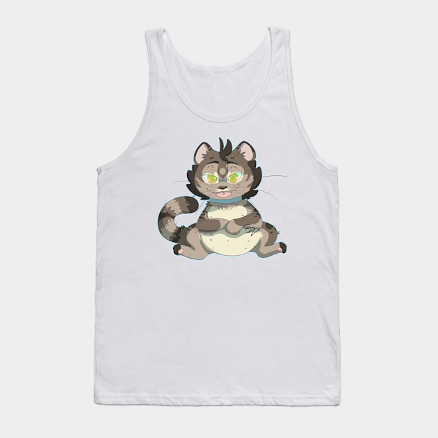 Fat Cat Tank Top by UdderlyFabulous